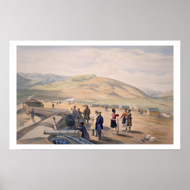 Affiche Highland Brigade Camp, plate from 'The Seat of War (Devant)