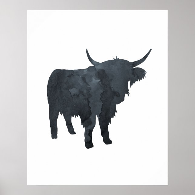 Affiche Highland Cattle (Devant)