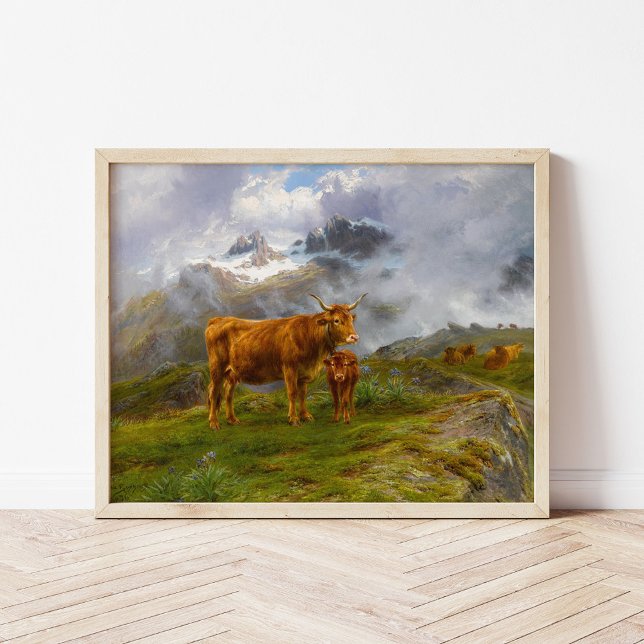 Affiche Highland Cattle | Rosa Bonheur (Créateur téléchargé)