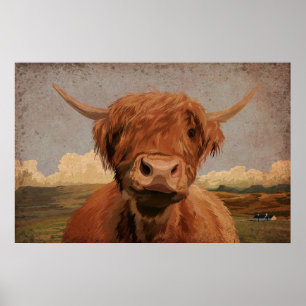 Affiche Highland Cow