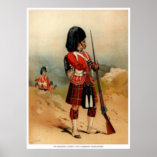 Affiche Highlanders du Queens Cameroun (Devant)