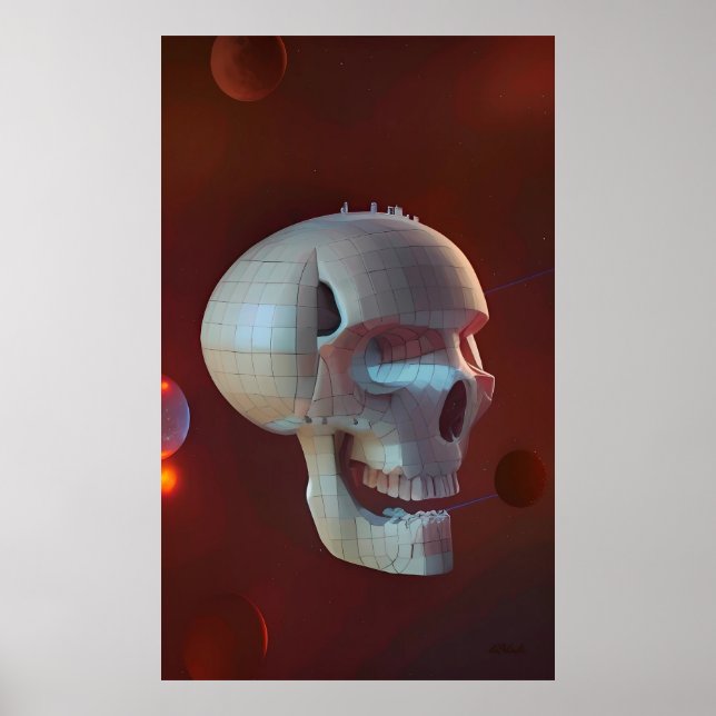 Affiche Highrise Living on Skull Asteroid 42-C (Devant)