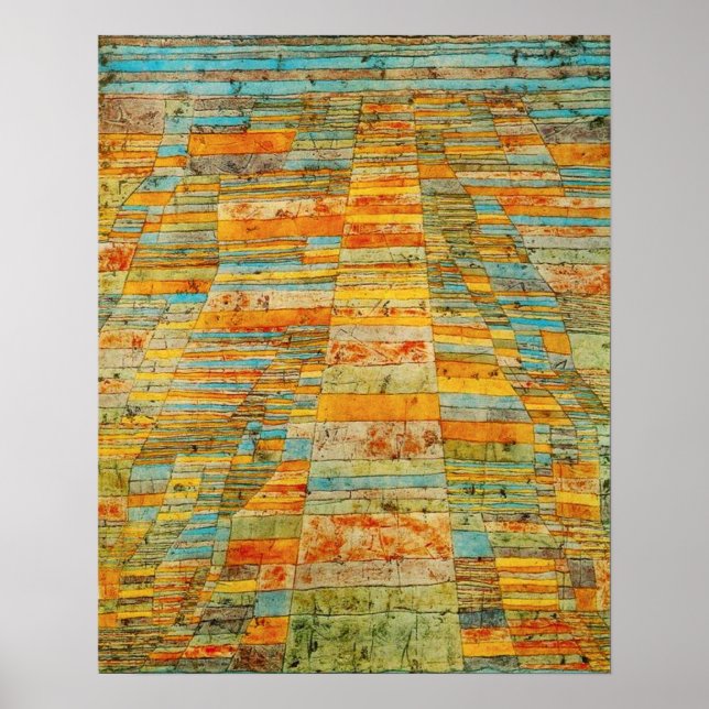 Affiche "Highways and Byways" de Paul Klee (Devant)