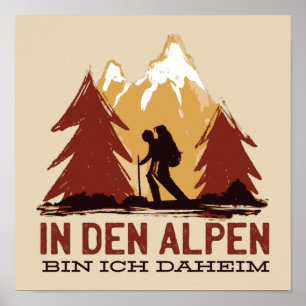 Affiche Hiking German 