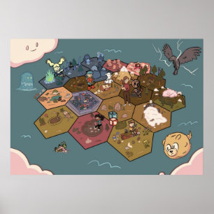 Affiche Hilda Dragon Panique