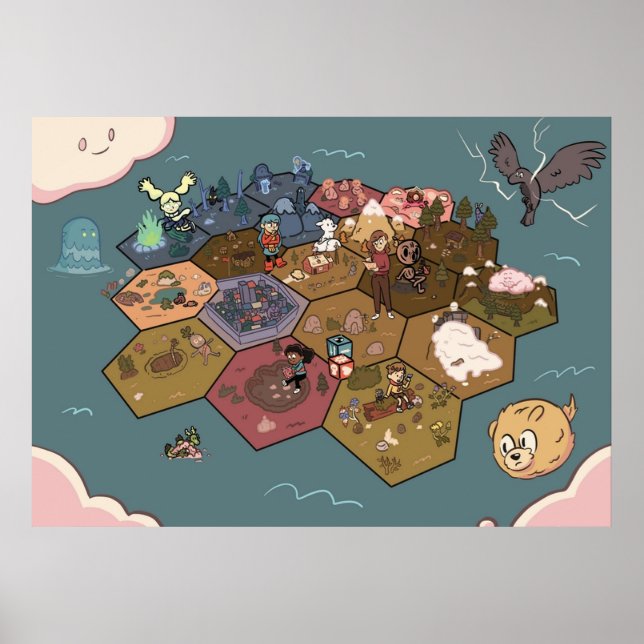 Affiche Hilda Dragon Panique (Devant)