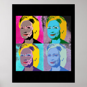 Affiche HILLARY 2016 Pop Art - copie