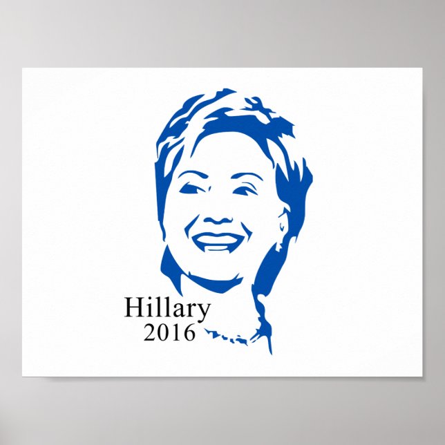 Affiche Hillary Clinton pour le président en 2016 (Devant)