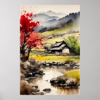 Affiche Hillsong Haven, un conte d'aquarelle