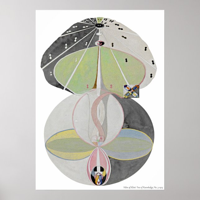 Affiche Hilma af Klint - Arbre du savoir, No 5 (Devant)