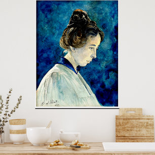 Affiche Hilma af Klint - Autoportrait, 1920