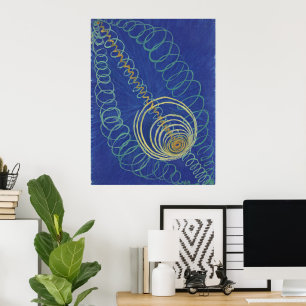 Affiche Hilma Af Klint, Chaos Primordial No16 Art Abstrait
