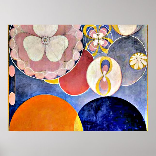 Affiche Hilma af Klint - De Tio Storsta, Barnaaltern (Devant)