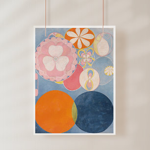 Affiche Hilma Af Klint, La Dix Plus Grande No2, Art Abstra