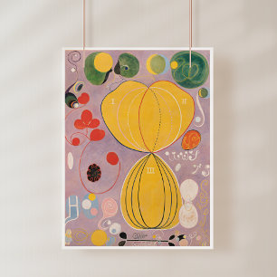 Affiche Hilma Af Klint, La Dix Plus Grande No7, Art Abstra
