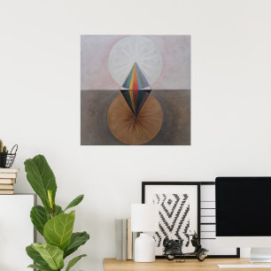 Affiche Hilma Af Klint, Le Cygne n°12, Art abstrait