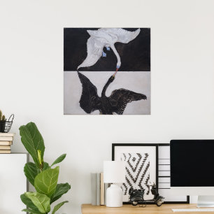Affiche Hilma Af Klint, Le Cygne n°1, Art abstrait