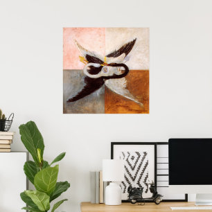 Affiche Hilma Af Klint, Le Cygne n°24, Art abstrait