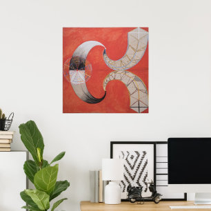 Affiche Hilma Af Klint, Le Cygne n°9, Art abstrait