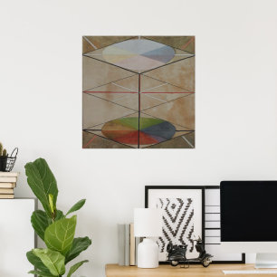 Affiche Hilma Af Klint, Le Cygne No.23, Art Abstrait