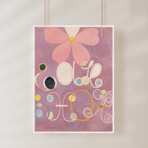 Affiche Hilma Af Klint, Le Dix Plus Grand No5, Art Abstrai
