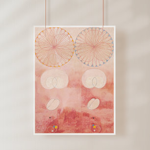 Affiche Hilma Af Klint, Le Dix Plus Grand No9, Art Abstrai