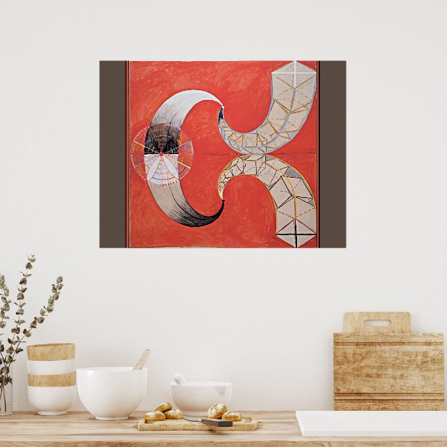 Affiche Hilma af Klint - Le Swan No. 09 (Cuisine)