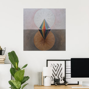 Affiche Hilma Af Klint, Le Swan No.12, Art Abstrait