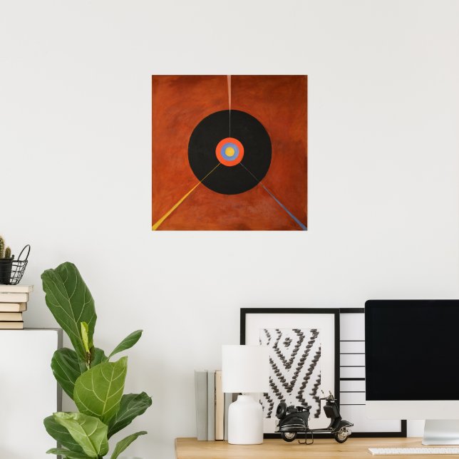 Affiche Hilma Af Klint, Le Swan No.18, Art Abstrait (Bureau à domicile)