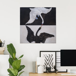 Affiche Hilma Af Klint, Le Swan No.1, Art Abstrait