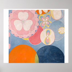 Affiche Hilma af Klint Les Dix Plus Grand