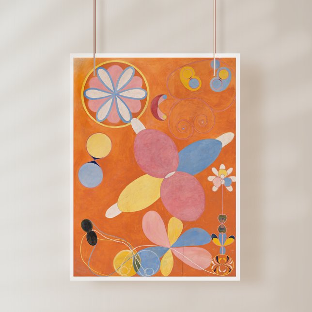 Affiche Hilma Af Klint, Les Dix Plus Grands N°4, Art Abstr (Créateur téléchargé)