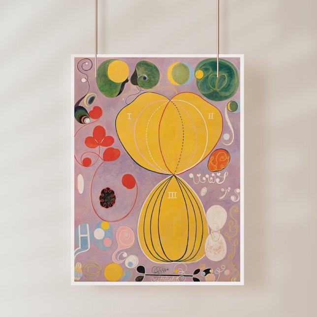 Affiche Hilma Af Klint, Les Dix Plus Grands N°7, Art Abstr (Créateur téléchargé)