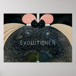 Affiche Hilma af Klint - L'évolution