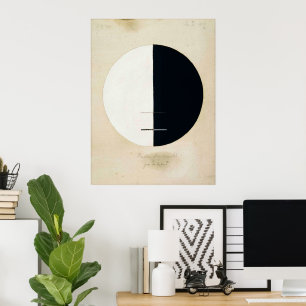 Affiche Hilma Af Klint, Point de vue de Bouddha, Art Abstr