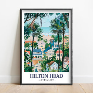 Affiche Hilton-Head Impression-Affiche de Hilton Head-Coli
