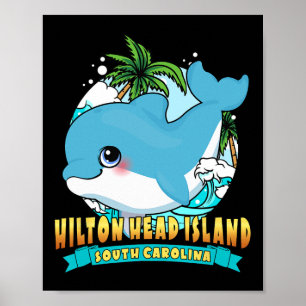 Affiche Hilton Head Island South Carolina Ba