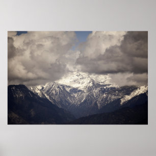 Affiche Himalaya en Bhoutanbhutan, bleu, himalaya, paysage