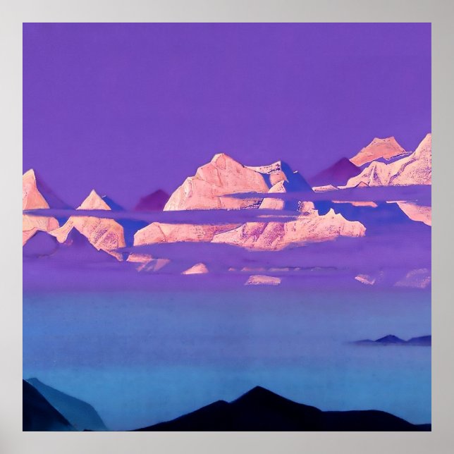 Affiche « Himalayas 1933 » de Nicholas Roerich (Devant)