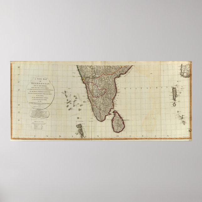 Affiche Hindoostan sud (Devant)