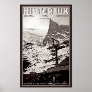 Affiche Hintertux - Kleine Kaserer