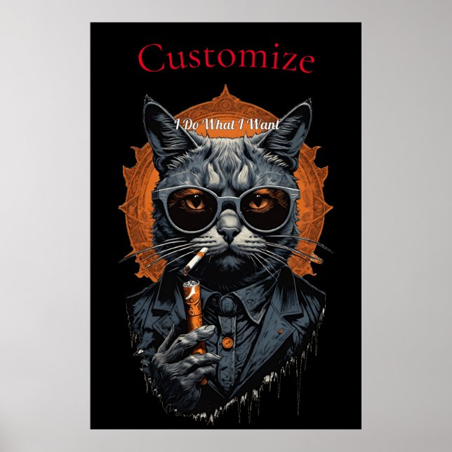 Affiche Hip Cat cool Thunder_Cove (Devant)