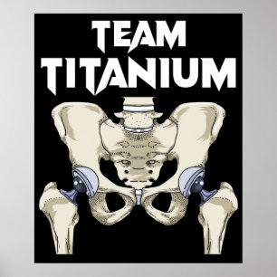 Affiche Hip Chirurgie Récupération Cadeaux Hippie Hip Remp