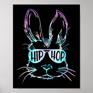 Affiche Hip hop Bunny Garçons Enfants Enfants Jeune lapin
