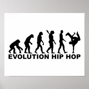 Affiche Hip hop d'évolution