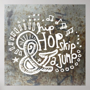 Affiche Hip hop Sauter le saut 2B