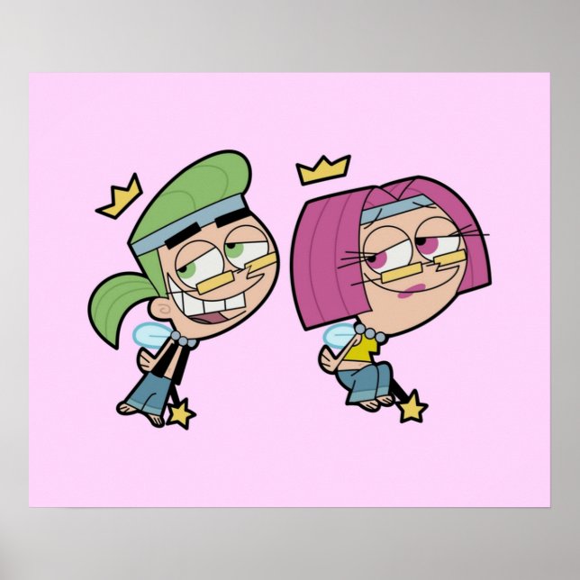 Affiche Hippie Cosmo Et Wanda (Devant)