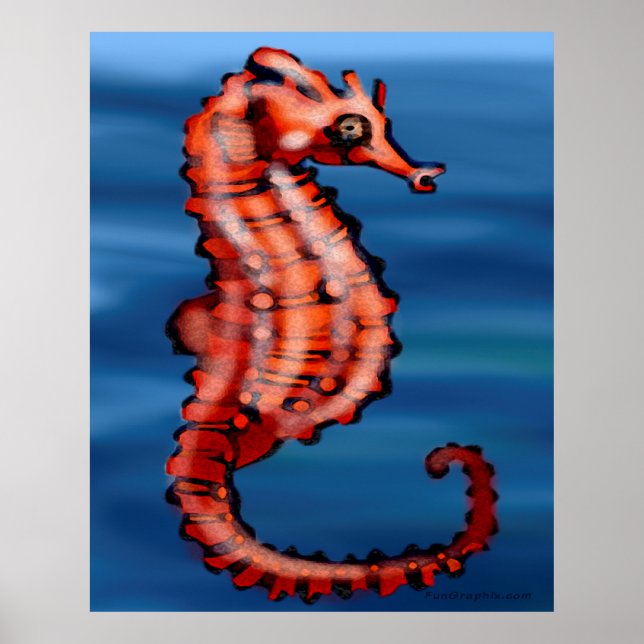 Affiche Hippocampe (Devant)