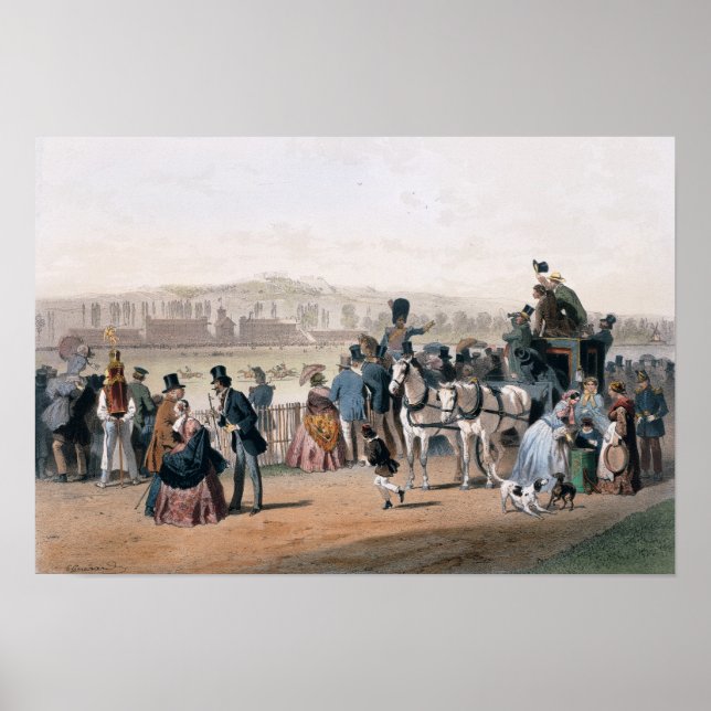 Affiche Hippodrome du bois de Boulogne (Devant)