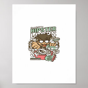 Affiche Hipster loops